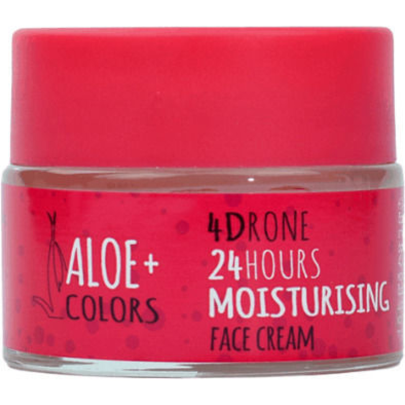 Aloe Colors 24Hours Moisturising Face Cream 50ml για  Λιπαρές και Κανονικές Επιδερμίδες